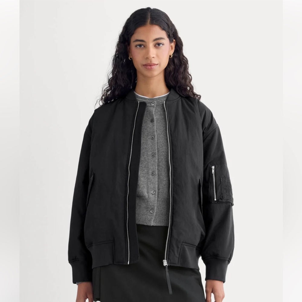 Everlane Renew Oversized Bomber Jacket - S